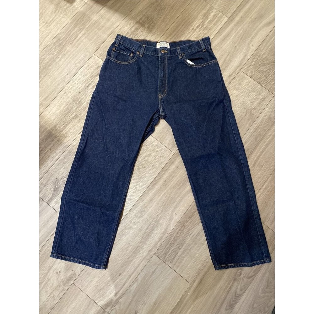 Levi Strauss Signature Blue Jeans - Mens (36x30)